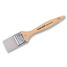WHITE NYLON BRUSH 1NY