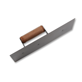 STEEL PLASTERING TROWEL WOODEN HANDLE - 3BT01