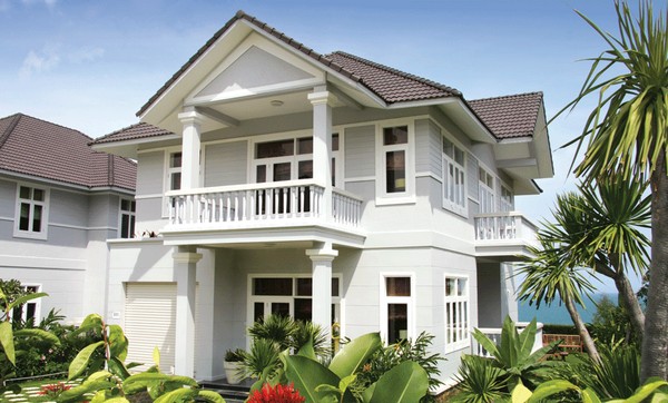 mẫu sơn nhà ngoài trời